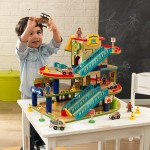 Garaj pentru masinute cu 4 nivele si spalatorie Wash n Go - Kidkraft 63470